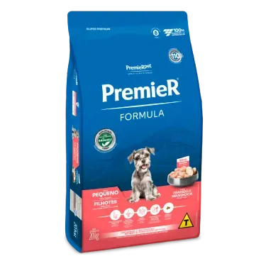 Racao Premier Formula Caes Filhotes Racas Pequenas Frango 20kg lateral